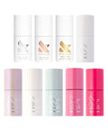 Gel Nail Polish Set With 6 Bestselling Shades HD KMC Pink Goldfish Icing Is The Best Part Prom XOXO Plus Gel Top Coat Gel Base Coat