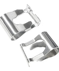 2 Pack Windscreen Wiper Linkage Clip Repair Kit For Damaged Connecting Rods Keeps The Rod From Slipping And Wiper In Sync Ensures Normal Operation Provides Extra Support To Prevent Loosening Or Deformation Essential Car Accessories, manganese steel clips