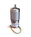 Twenty Two Millimeter Planetary Gear Motor Stepper Motor With All Metal Gearbox, close view of stepper motor with wires.