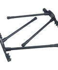 Folding Camping Table Legs With Adjustable Height From 16.9 To 24.4 Inches showing beefy heavy duty metal DIY leg system.