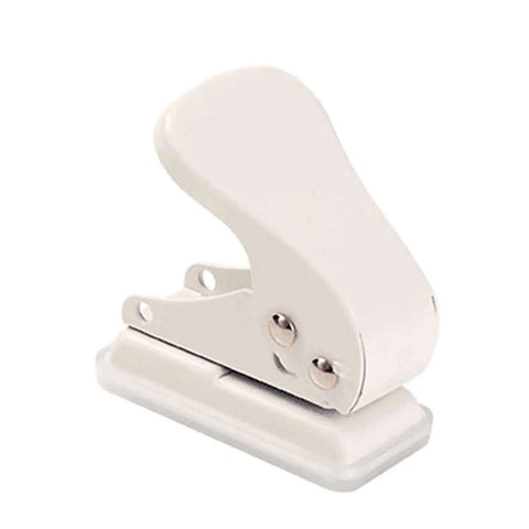 Quarter-Inch Single Hole Puncher, 6mm Round Hole, 10 Sheets Capacity, Portable Paper Punch for Card Making, Scrapbooking, Metal Tool