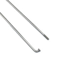 Close-up of Stainless Steel Bike Spokes 270mm 14G Set With 14mm Nipples For Mountain And Road Bikes Rust Resistant And Durable Wheel Spokes 12 Pieces