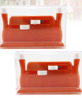 Two Pack Double Head Needle Threader Must Have For Sewing Plastic Threading Guide Tool Easy To Use For Home And Shop Crafts Quick Threading Device For Threading Needles Durable Sewing Accessory Gift For Mom And Seniors, red plastic, 72 x 25 x 41 mm