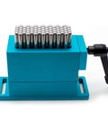 Heavy Duty CNC Flexible Claw Clamp Workholding Fixture With Universal Adjustable Gripper For Laser Marking Machines 67 Stainless Pins SUS 304 Aluminum Base Blue Finish