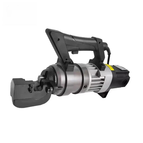 AOXHUGB Electric Rebar Bender And Cutter RC22 Portable Hydraulic Tool For 4-22mm Steel Rods High Speed, handheld with metallic finish.