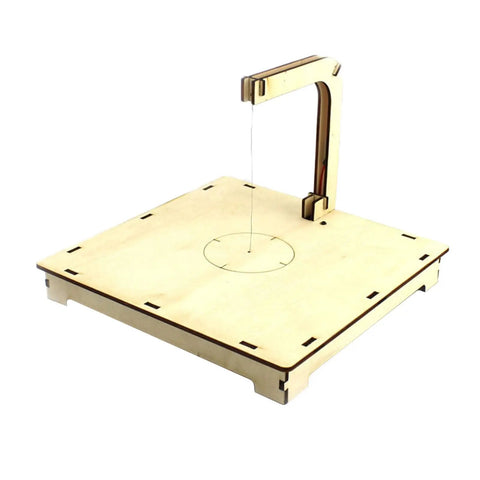 Electric Foam Cutter Table For Pro Grade Foam Crafting With Adjustable Temperature Hot Wire for classroom demos, beige tabletop.