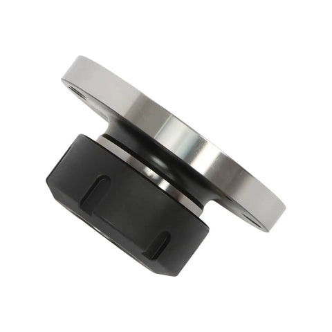 100Mm ER40 Collet Chuck Kit For Precision Machining With One Wrench Heavy Duty Steel Body close-up of steel chuck showing precision design and stability.