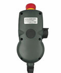 Premium Mpg Handwheel Alternative Part 6Fx2007-1Ad03 For Industrial Machines That Nails Precise Manual Control Like A Dream And Gets Things Done Right. Gray plastic industrial handwheel with red top button and cable connector