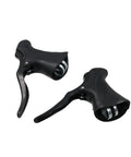 Beefy Aluminum Alloy Bicycle Brake Levers For Mountain Bikes Easy Grip Handlebar Levers Fit 22.2 To 23.8mm Anti Slip Textured Finish Durable Brake Levers Accessories For Most Bicycles, black matte pair shown separately