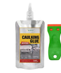 Badass Concrete Crack Filler For Dog Runs And Kennels Offers Kickin Odorless Mineral Cure 7.05 oz caulking glue and applicator.