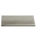 3 Inch Back Mount Finger Edge Pull Brushed Nickel Finish for cabinets and drawers, modern durable cabinet hardware with easy grip handle