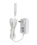 3V Water Flosser Charger Replacement For WP360 WP450 WP462, Wall Adapter Cord shown with 2 Prong O And D Connector, 5 Ft Cable