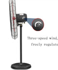 75cm Electric Floor Fan With Slick 3 Speed Settings And Smooth Tilt Adjustment Delivers Badass Airflow for home cooling