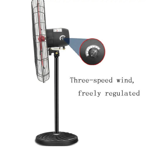 75cm Electric Floor Fan With Slick 3 Speed Settings And Smooth Tilt Adjustment Delivers Badass Airflow for home cooling