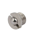 Built Tough M8 X 5.5Mm Stainless Steel Spring Plunger Ball Detent Pin Featuring Slotted Flange Design for precise machinery locking.