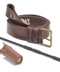 Old School Leather Sling With Cleaning Rod And Muzzle Cover For Japanese Arisaka Type 38 Carbine WW2 Era Gear