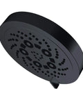 Vector Multi Function High Pressure Matte Black Shower Head With 2.5 GPM Flow, adjustable settings, stainless steel build