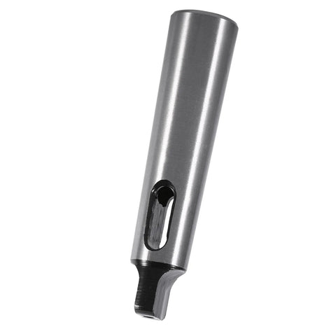 Metal Morse taper drill sleeve adapter MT1 to MT2, cylindrical chuck sleeve with side slot
