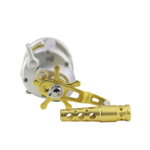 Heavy Duty Metal Fishing Reel For Deep Sea And Offshore Boat Fishing With Stainless Steel Bearings All Copper Transmission