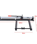 Heavy Duty All Steel Manual Tile Cutter With Self Service Oil System And Easy Glide Wheels, size 1200mm, designed for straight cuts.