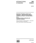 ISO 16100-3:2005 Industrial Automation Systems And Integration Manufacturing Software Capability Profiling For Interoperability document cover.