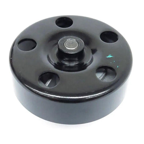 Heavy Duty Engine Water Pump Compatible With Buick Allure LaCrosse Chevy Impala Monte Carlo And Grand Prix Featuring Rock Solid Cooling Performance For Your Daily Driver Whip Built Direct To Spec in black with holes for mounting.