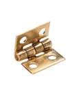 Brass plated mini hinge, part of Rotating Concealed Hinges For Cabinets And Wooden Boxes, 10 pcs, decorative jewelry box hardware.