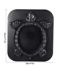 Turtle-shaped 44x38 cm garden stepping stone mold for concrete and cement crafts DIY friendly durable walkway path mold for patios lawns and gardens great for outdoor paths and planting flowers in hollow centers.