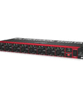 8 Channel ADAT Audio Interface With Midas Preamps, 8 In 8 Out, 24-Bit 44.1kHz And 48kHz AD To DA Conversion, front panel view