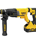 High Octane 20v Max Rotary Hammer Kit Sporting A Rigid D Handle And Fast Adapter Sds Plus Chucks, black and yellow construction.