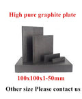 Heavy Duty High Temperature Graphite Plate For Pyrolysis Anode Block And Anti Corrosion Heat Sink Built To Last High Strength Graphite With Low Porosity Excellent Heat Resistance And Wear Resistance 100x100x45mm 1 Piece displayed.