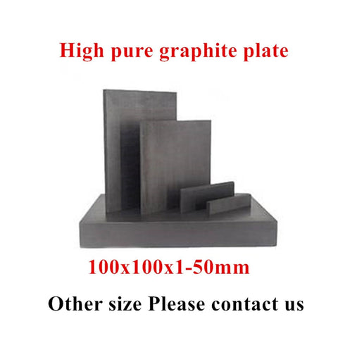 Pro Grade Graphite Plate Built To Take The Heat For High Temperature Electrode And Pyrolysis Block Anode Anti Corrosion Conductive Heat Sink.
