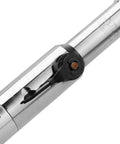 Close-up of Pro Grade Flex Shaft Rotary Tool Kit with Quick Change Handpiece showing detail and metal construction.