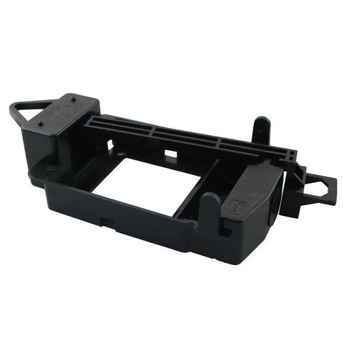 Heavy Duty Pendulum Clock Movement Drive Unit for Craft Clocks and Frameless Wall Clocks, black plastic case, internal view