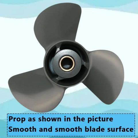 Beefy 3 Blade Boat Propeller For Honda Outboard Engines With 15 Spline Right Rotation 13 1/4 Inch Diameter 17 Pitch OEM 58130 ZW1 017AH Aluminum Alloy Premium