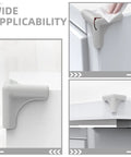 Silicone Corner Protectors 8 Pack For Furniture And Kitchen Edges Durable Range Hood Safety Guards To Prevent Bumps