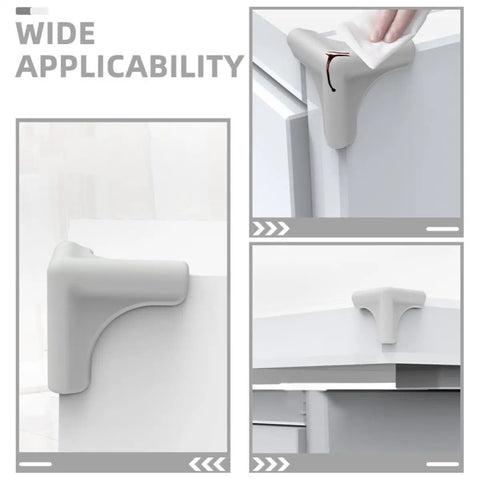 Silicone Corner Protectors 8 Pack For Furniture And Kitchen Edges Durable Range Hood Safety Guards To Prevent Bumps