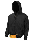 Heated Hoodie Jacket With USB Charging Ports For 20V Battery Power On The Go Workwear That Fits 20V Tool Packs Charge Two Devices Simultaneously Includes Jacket And Adapter Only Black XL