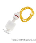 Plastic Float Switch And Liquid Level Sensor Two Pack For Water Tanks And Ponds Accurate Level Monitoring Dry Burn Prevention Low Power Consumption For Food Industry And Industrial Use, 43cm, PP, 2.3cm