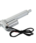 Heavy Duty 12V And 24V Electro Hydraulic Cylinder Linear Actuator Built Like A Boss For smooth linear motion with silver metal body.