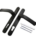 Aluminum Alloy Room Door Handle Panel Long Plate Lever Set With Replacement Hardware Quiet Smooth Operation Easy Install No Squeaks Modern Home Decor Upgrade For Interior Doors