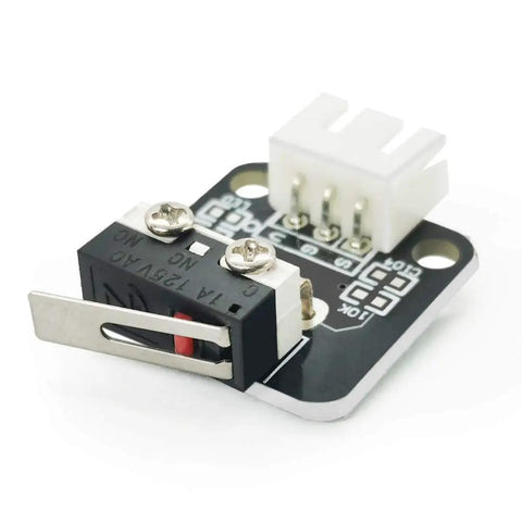 5 Pack 3 Pin End Stop Limit Switches For 3D Printer CR 10 Ender 3 NO NC Micro Switch Module showing close-up of connectors