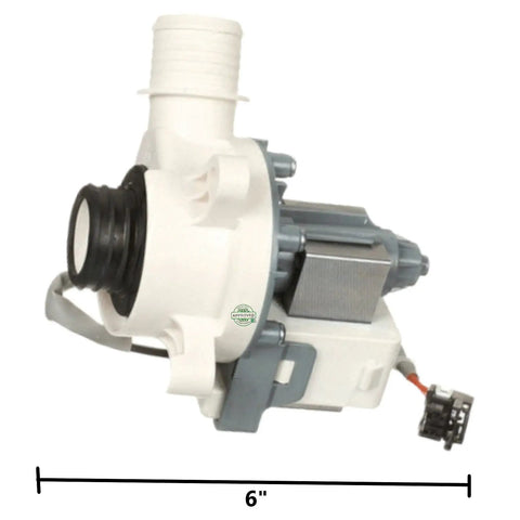 6-inch Washer Drain Pump Assembly Replacement For GE Hotpoint Fits OEM 20667413 PS12723115 AP6889136 EAP12723115 PD00055680