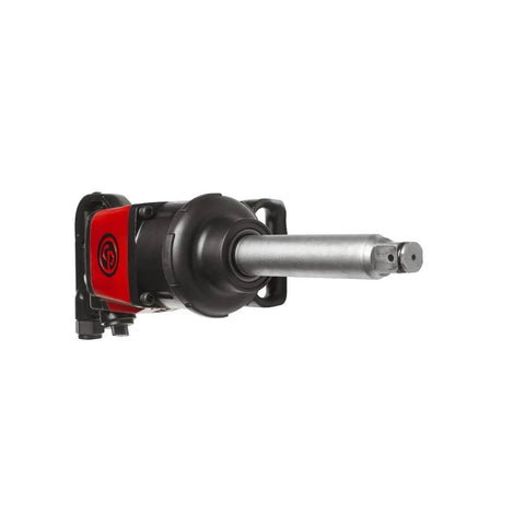 Rock Solid Air Impact Wrench Featuring Six Inch Extended Anvil And Sturdy D Handle Cranks Out Near Two Thousand Foot Pounds Reverse Torque Paired With Five Thousand Two Hundred Rpm To Crack Rusted Bolts Wide Open No Sweat At All