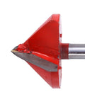 1/4 Inch Shank V Groove Router Bit With Double Carbide Edges for clean 90 degree chamfers and engraving on wood, acrylic, MDF, PVC.