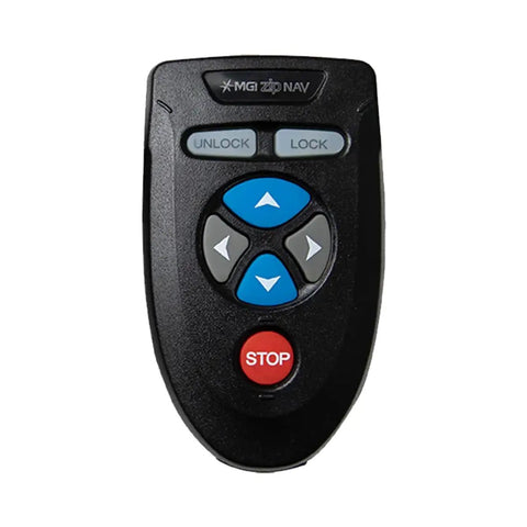 Remote control for Solid As A Rock Electric Golf Cart With Remote Seat Attachment And Quick Zip Fold Frame.