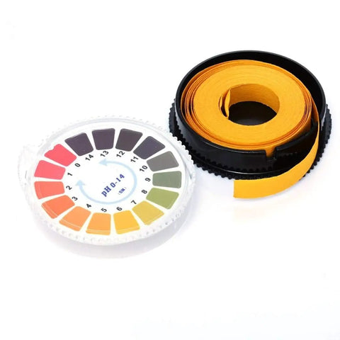 pH Test Strips Kit 5 Meter Acid Test Paper For Water And Soil Testing 197 Inch Litmus Paper Roll with color reference chart