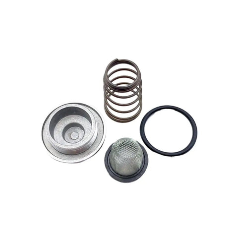 Ultimate Replacement Oil Stainer Drain Plug Kit And Cap Set For GY6 50 125 150 Engine Fits 4T 139QMB 157QMJ Qmb139 With Impurity Filter, silver metal parts