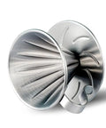 Pour Over Coffee Dripper With Stainless Steel Cone Filter, Reusable V Shaped Dripper With Handle, metal coffee pot filter.