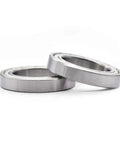 Beefy Deep Groove Ball Bearing 45x68x12mm With Double Metal Shields Pre Lubricated 2 Pack shown stacked together